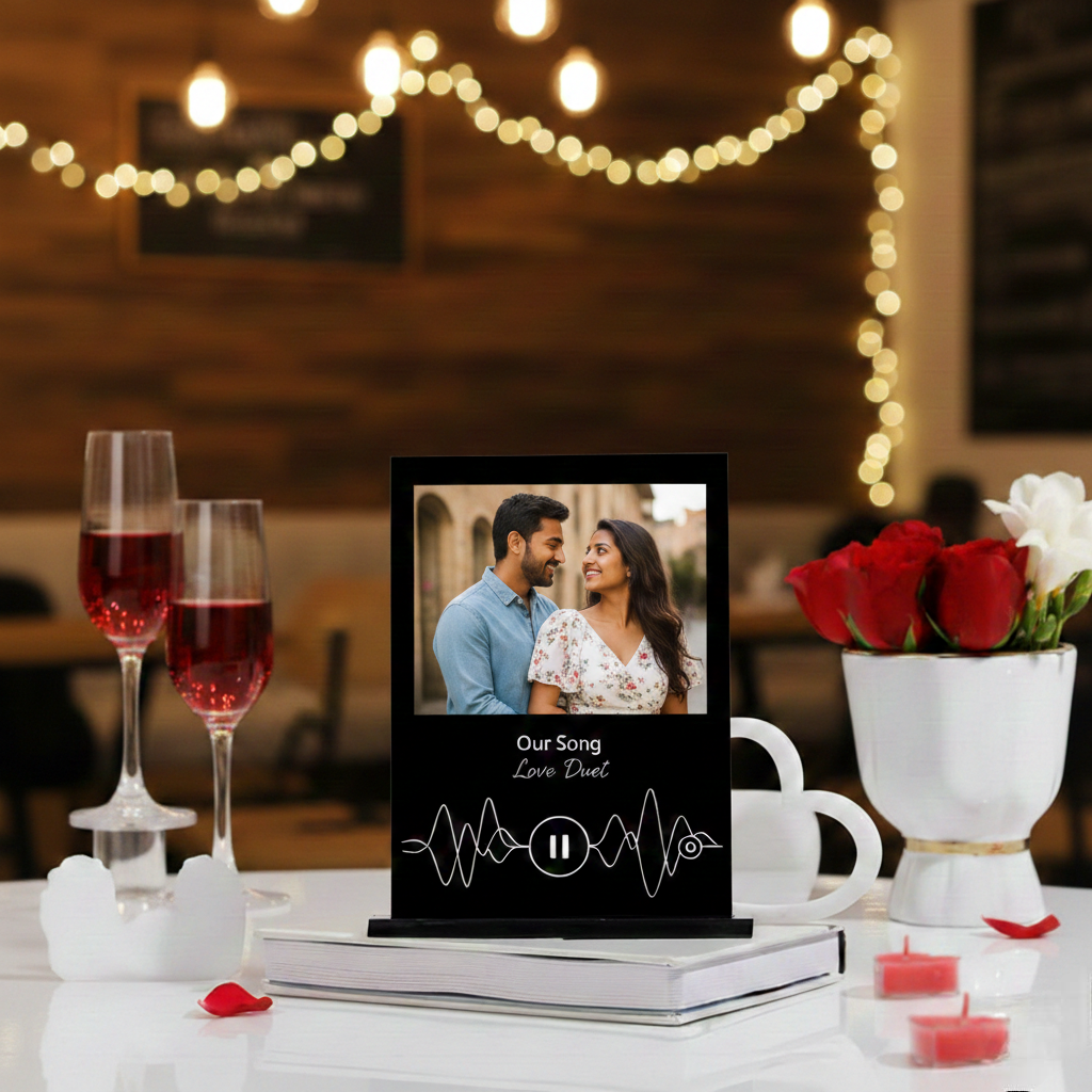 Melody of Love Personalized Photo Frame