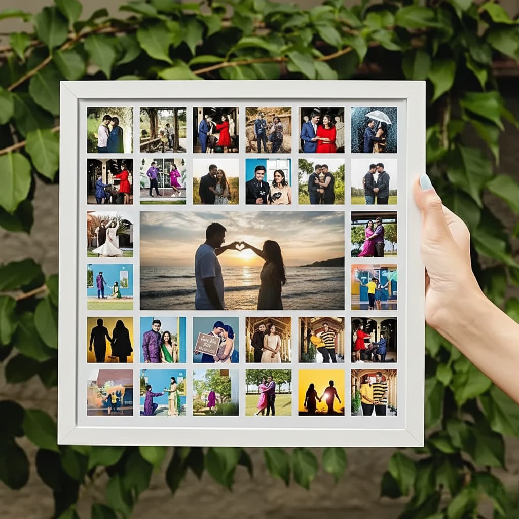 Personalised Memory Lane Collage Photo Frame
