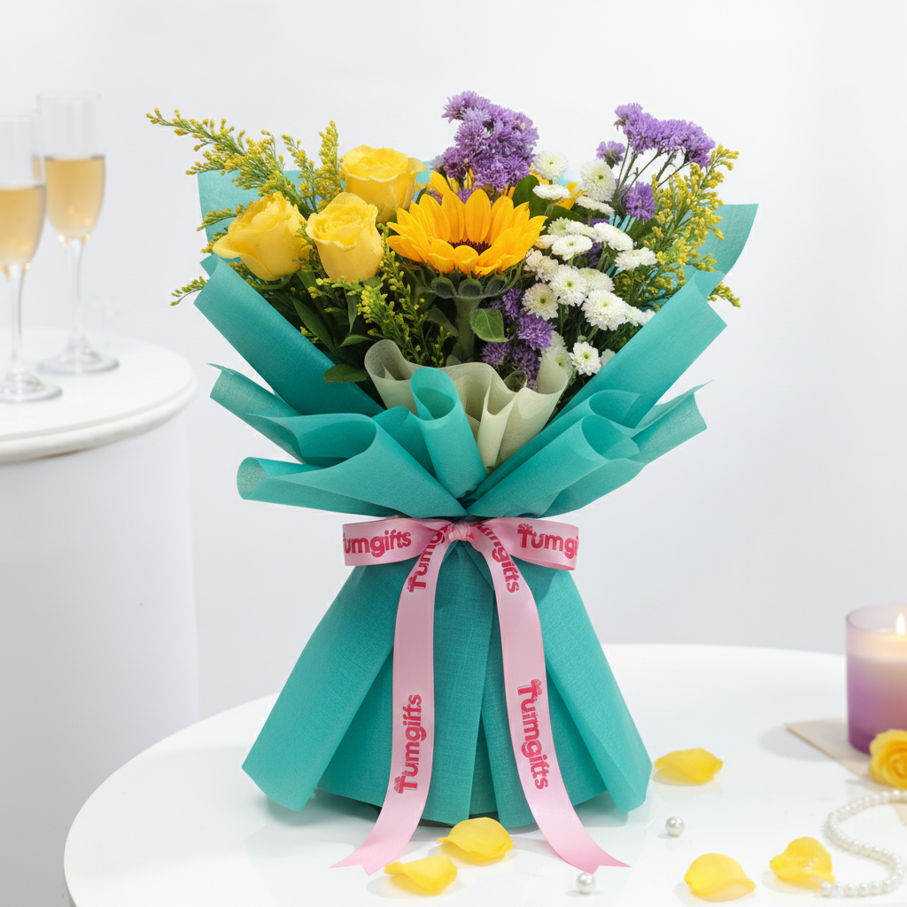 Cheerful Harmony Flower Bouquet