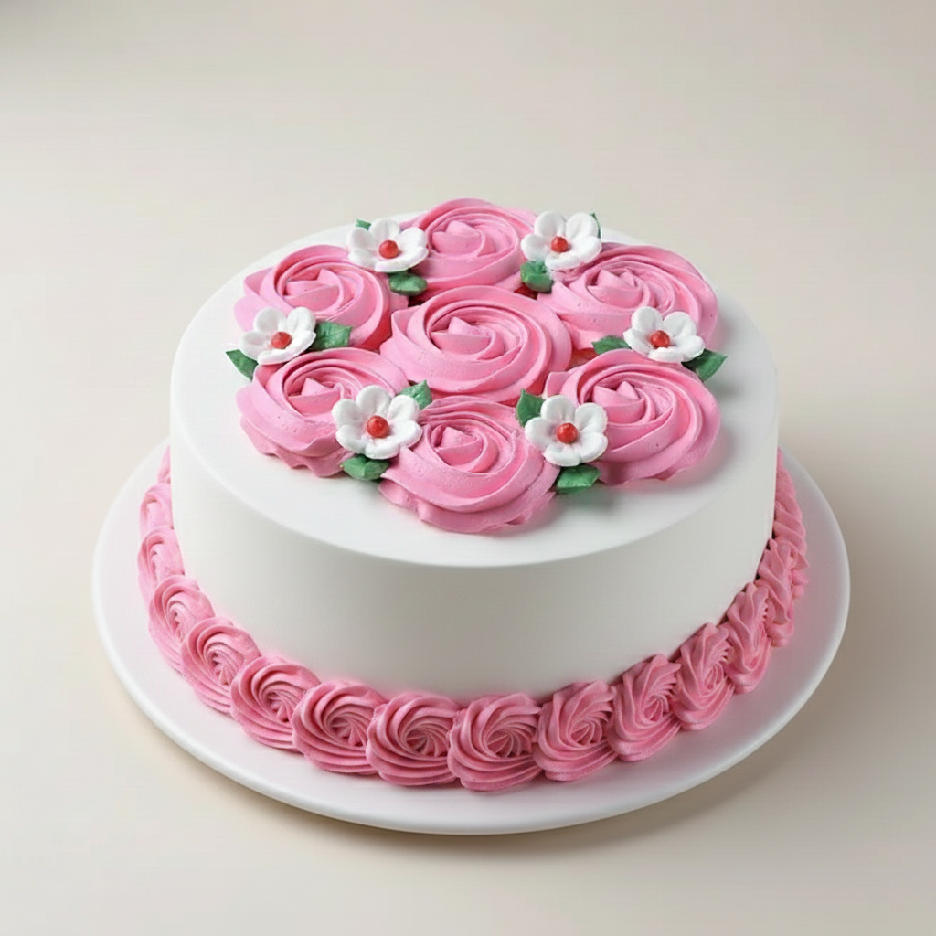 Delightful Pineapple Photo Cake