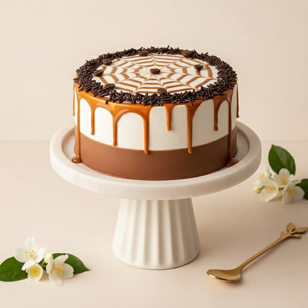 Velvety Cafe Mocha Bento Cake